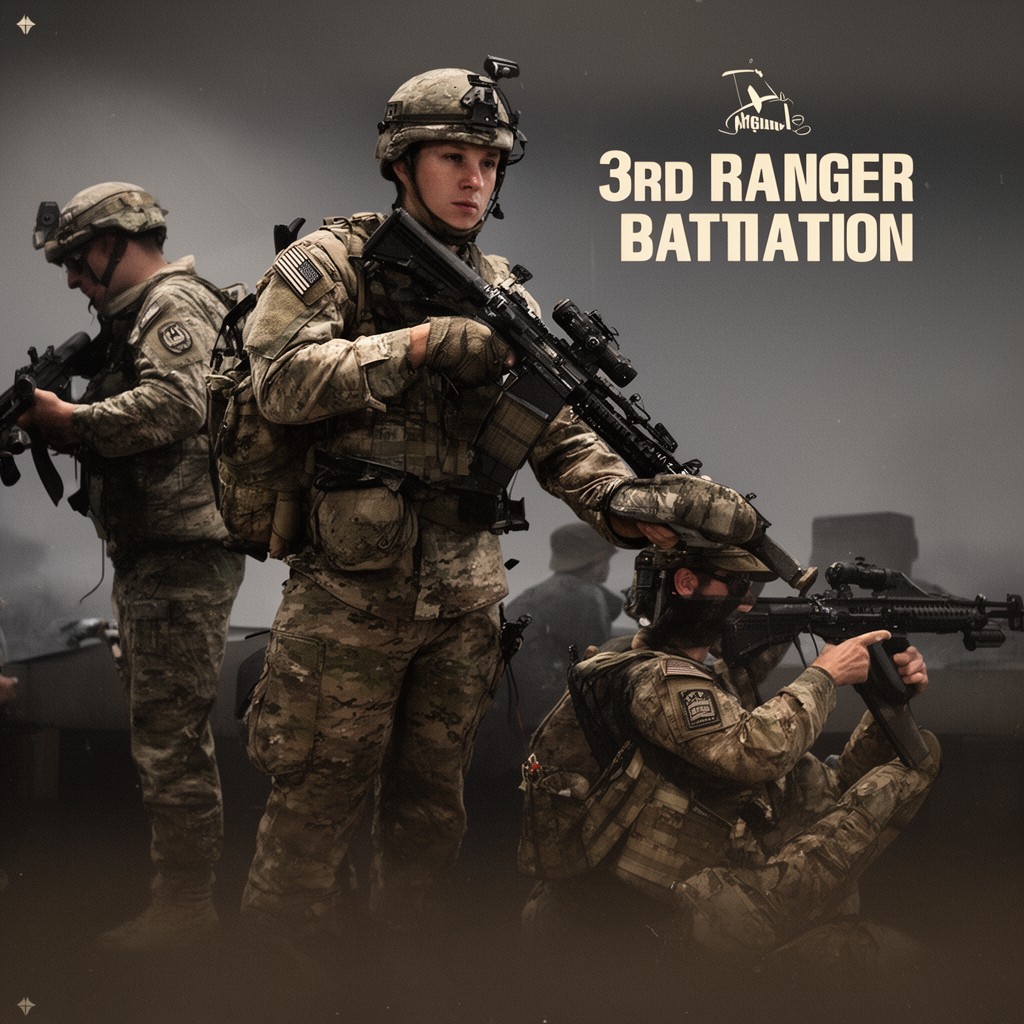 AI-generated illustration of 3rd Ranger Battalion