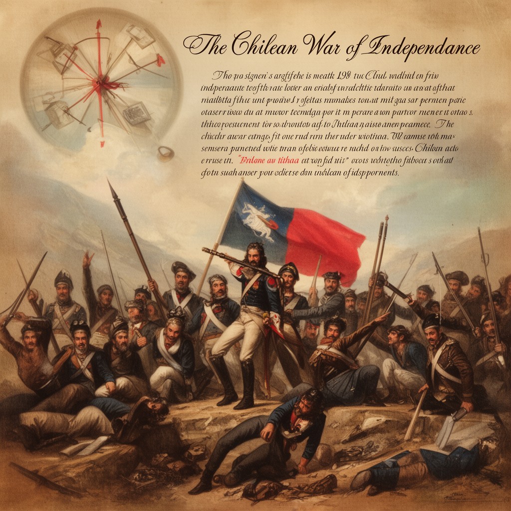 AI-generated illustration of Chilean War of Independence