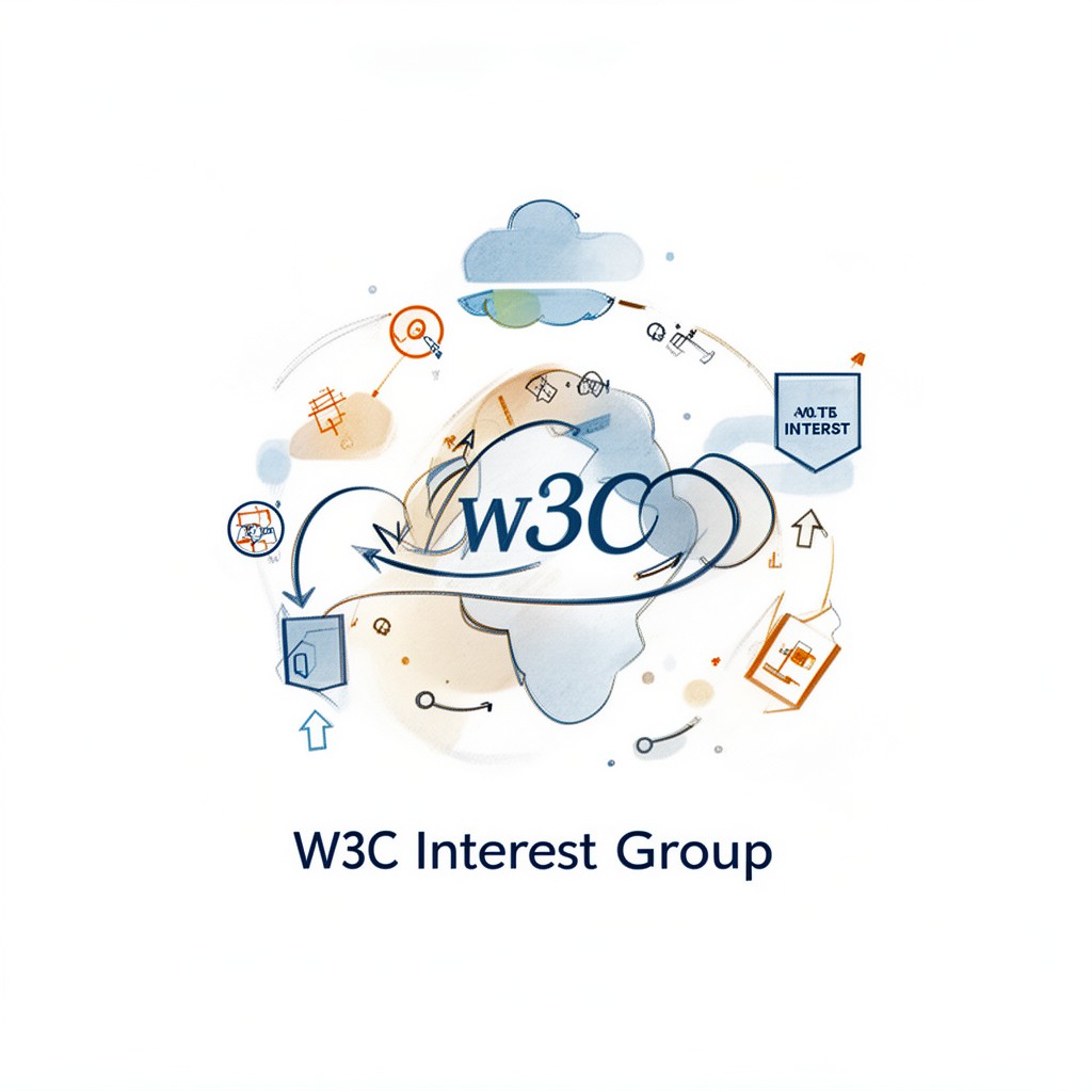 AI-generated illustration of W3C Interest Group