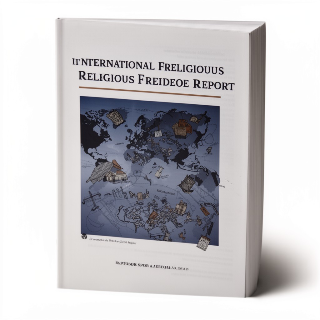 AI-generated illustration of International Religious Freedom Report
