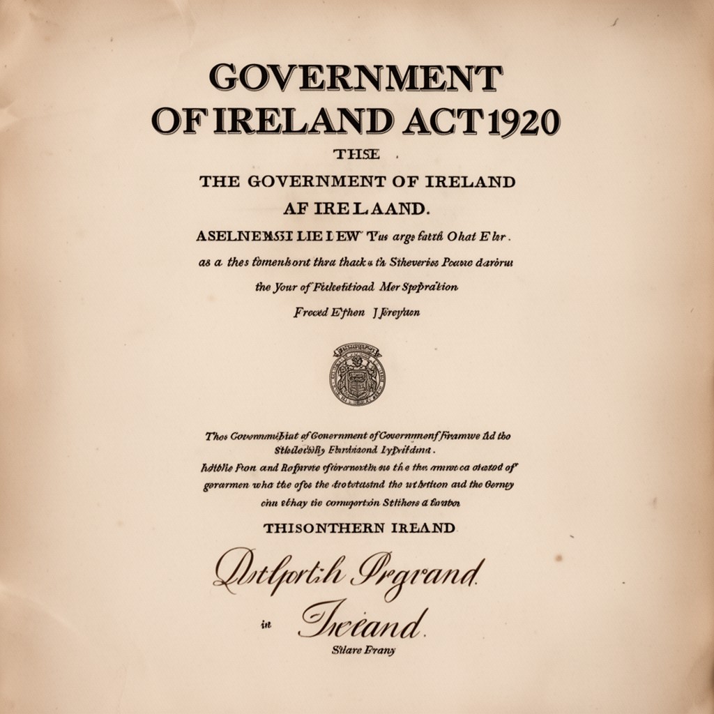 AI-generated illustration of Government of Ireland Act 1920