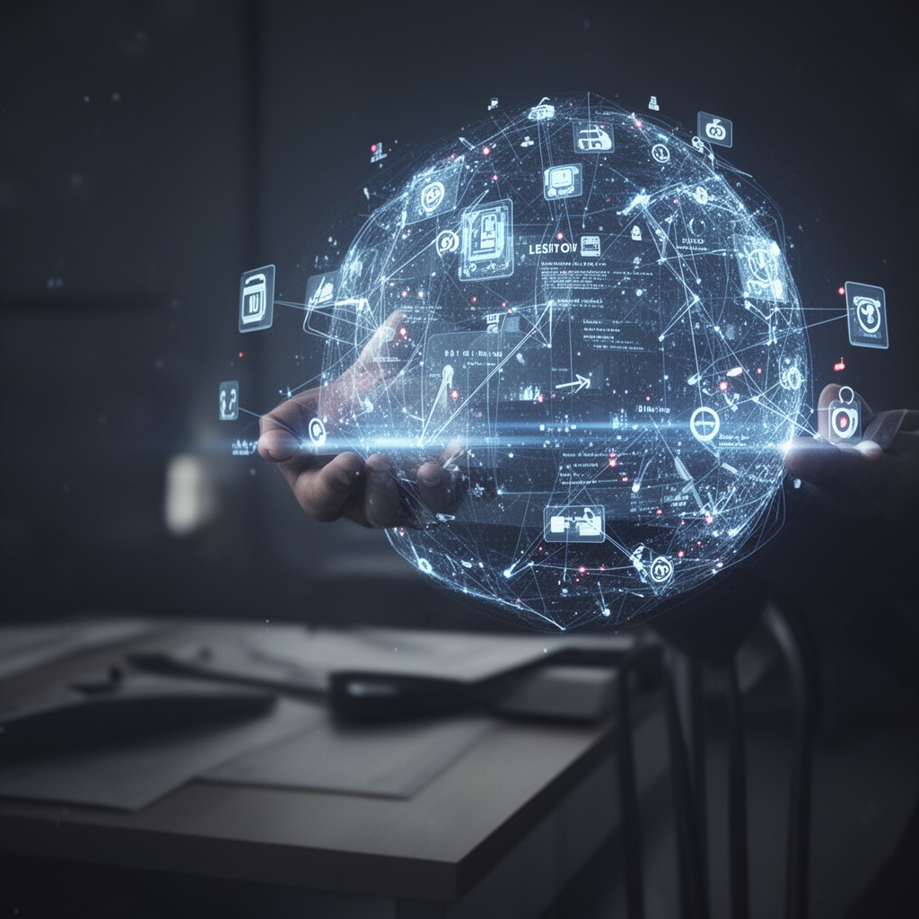 AI-generated illustration of Oracle E-Business Suite