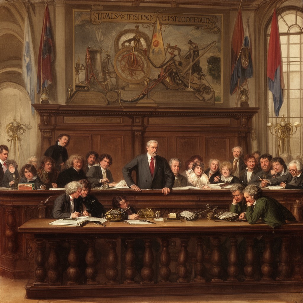 AI-generated illustration of States General of the Netherlands