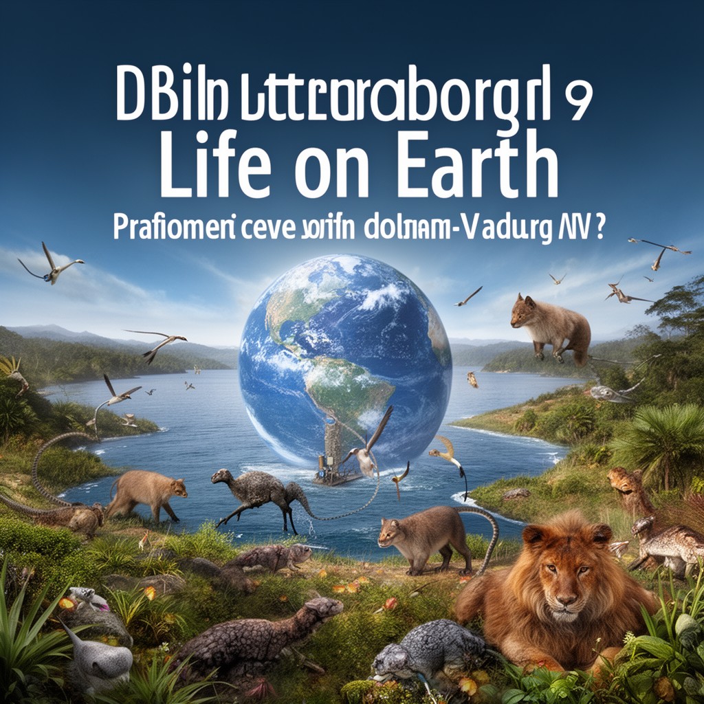 AI-generated illustration of Life on Earth