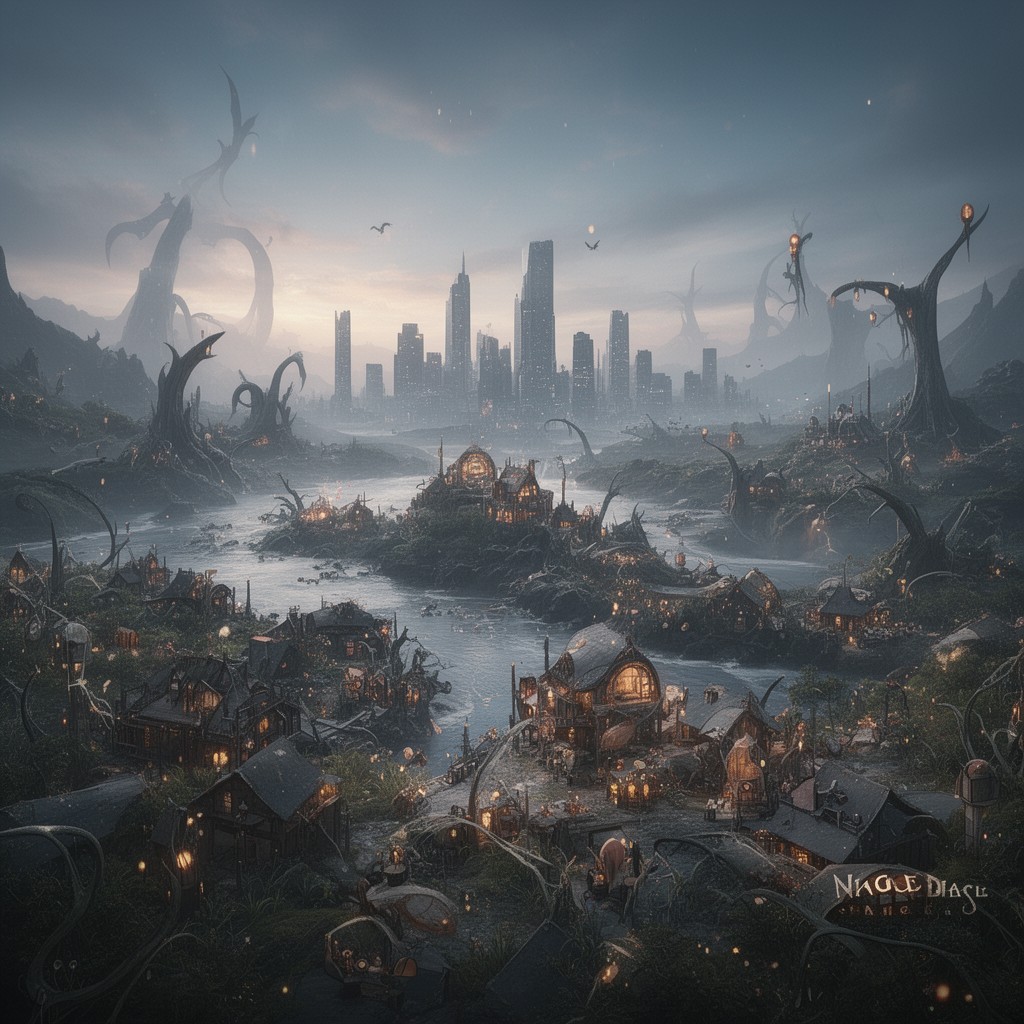 AI-generated illustration of The Living Planet