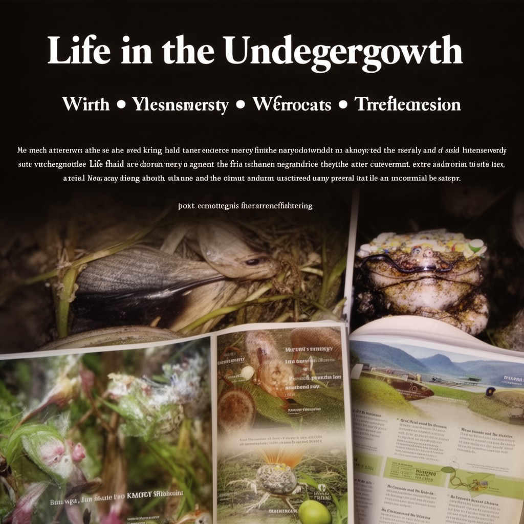 AI-generated illustration of Life in the Undergrowth