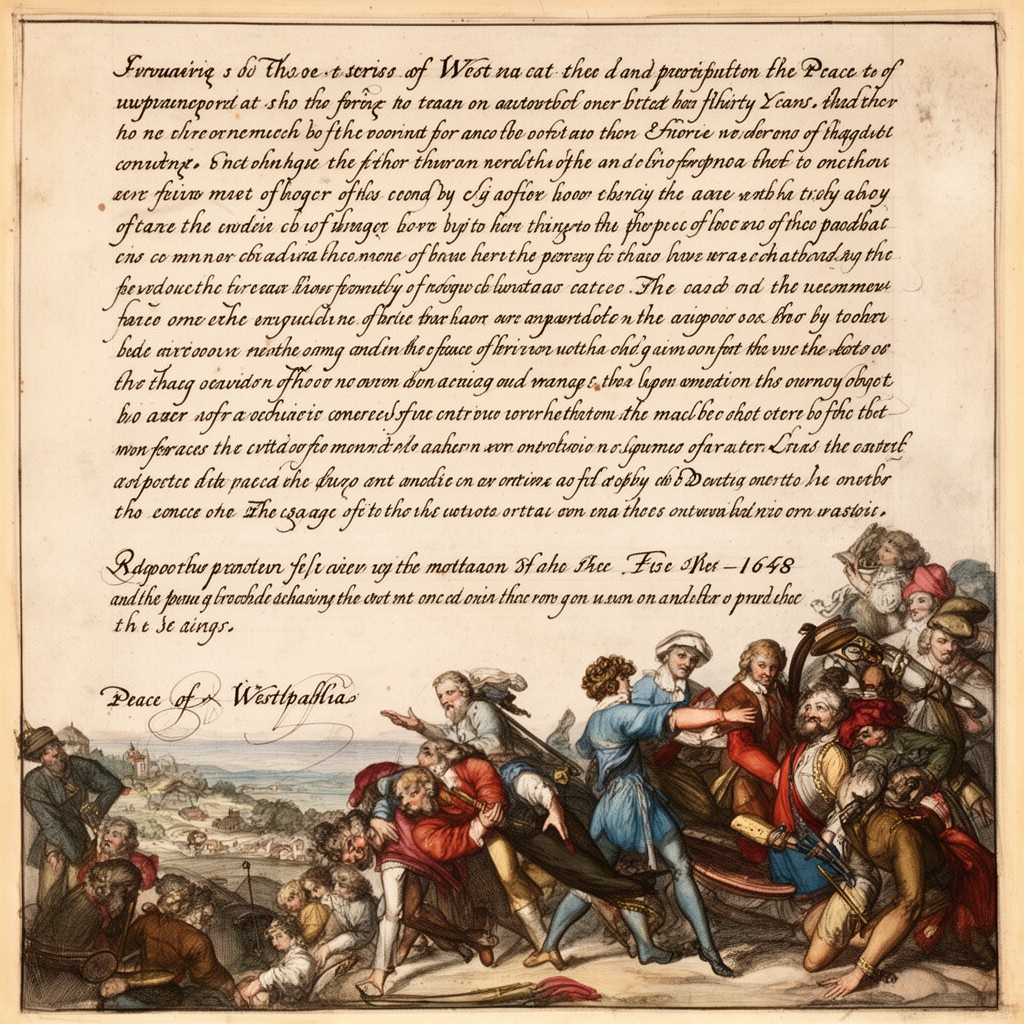 AI-generated illustration of Peace of Westphalia