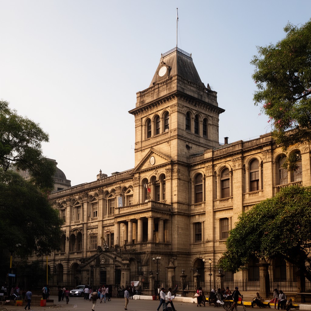 AI-generated illustration of Presidency College, Kolkata