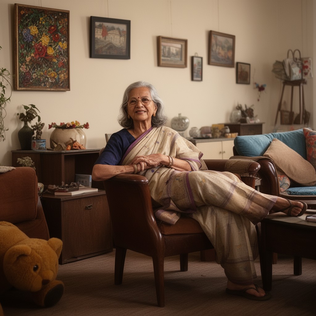 AI-generated illustration of Nabaneeta Dev Sen