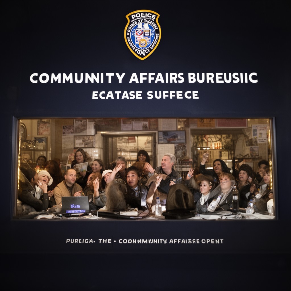 AI-generated illustration of Community Affairs Bureau
