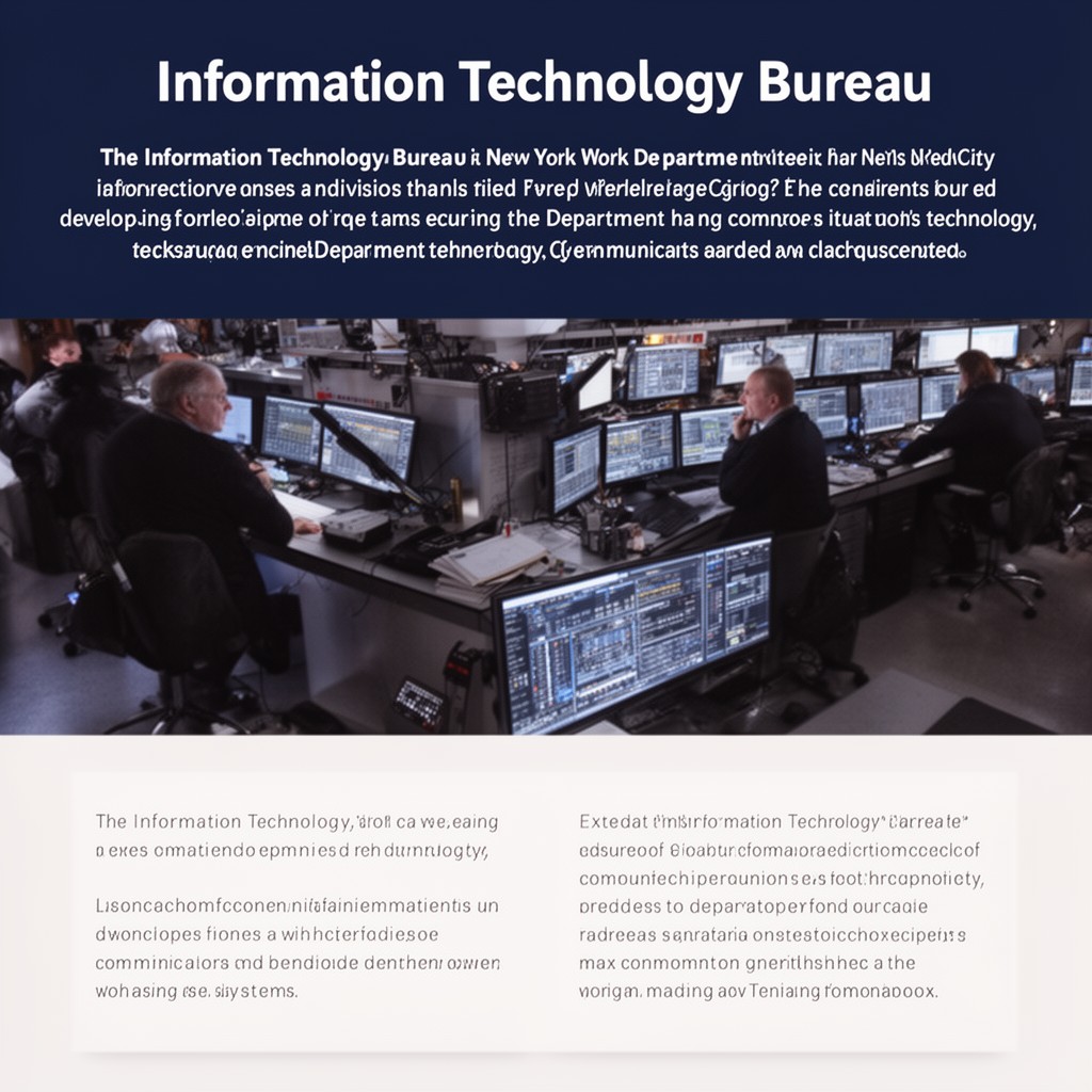 AI-generated illustration of Information Technology Bureau