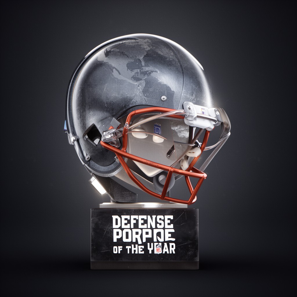 AI-generated illustration of NFL Defensive Player of the Year