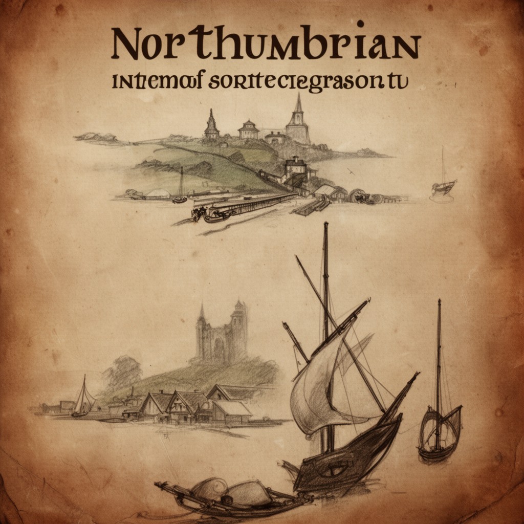 AI-generated illustration of Northumbrian