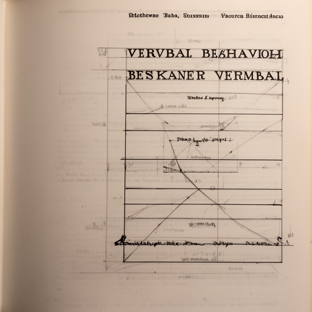AI-generated illustration of Verbal Behavior
