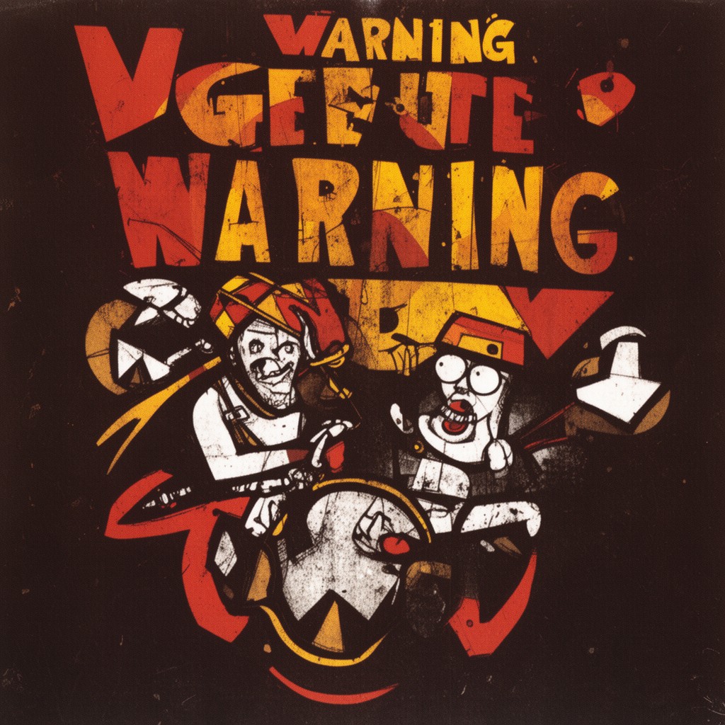 AI-generated illustration of Warning