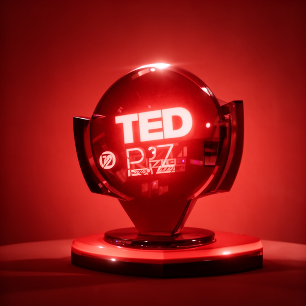 AI-generated illustration of TED Prize