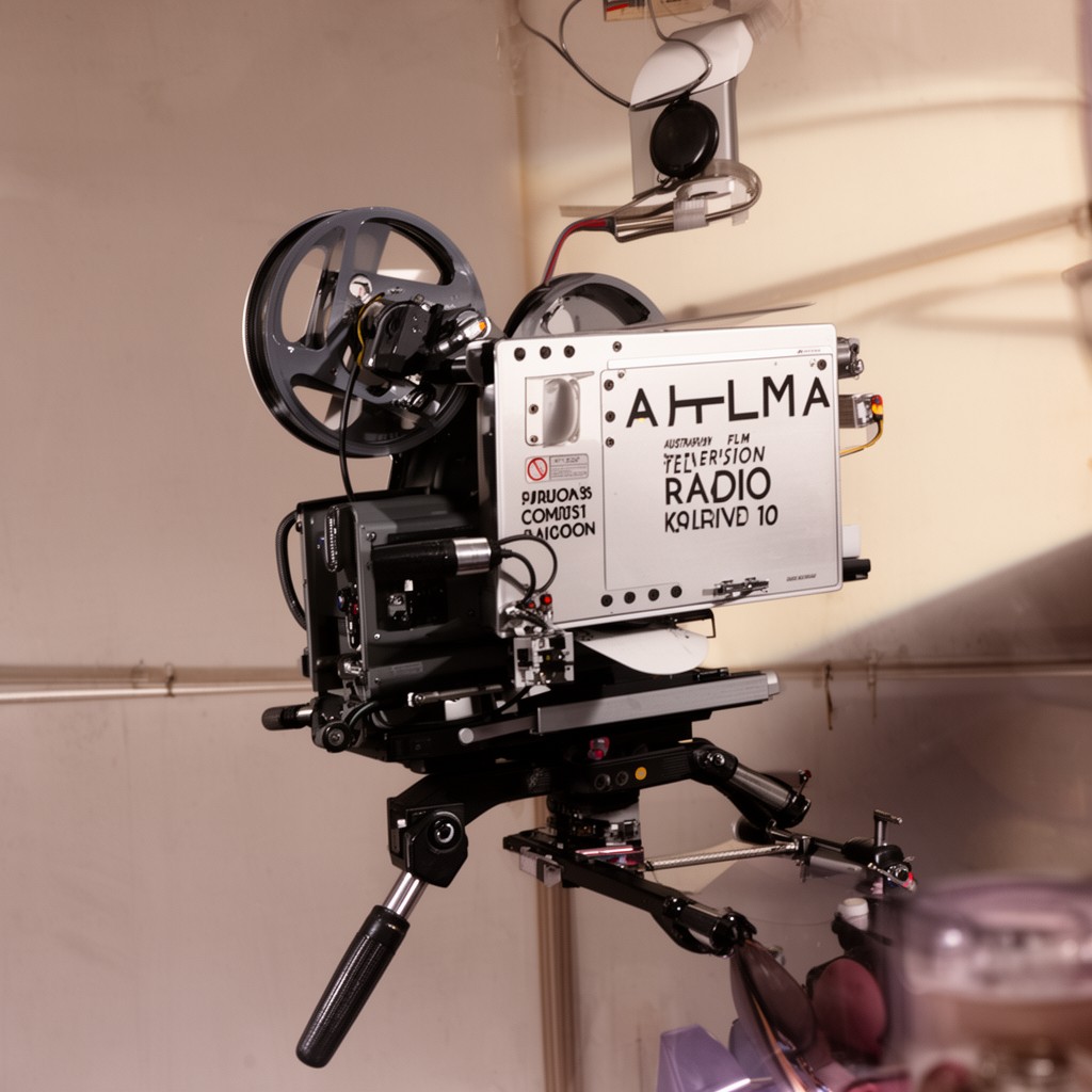 AI-generated illustration of Australian Film Television and Radio School