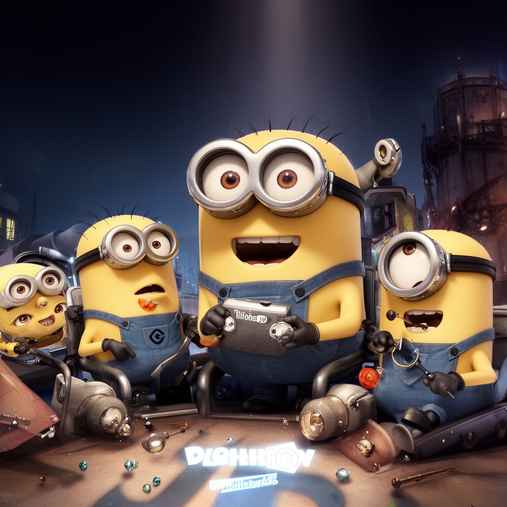 AI-generated illustration of Despicable Me: Minion Mayhem