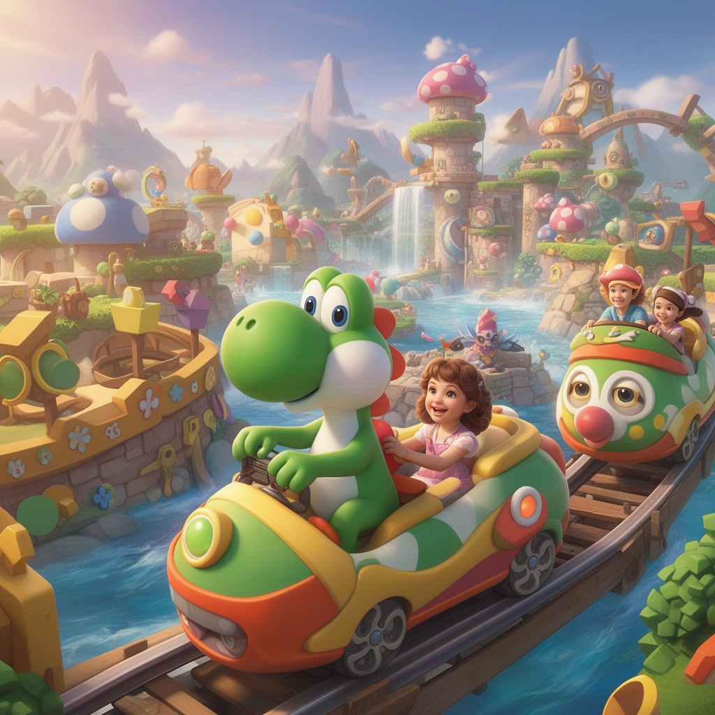 AI-generated illustration of Yoshi’s Adventure