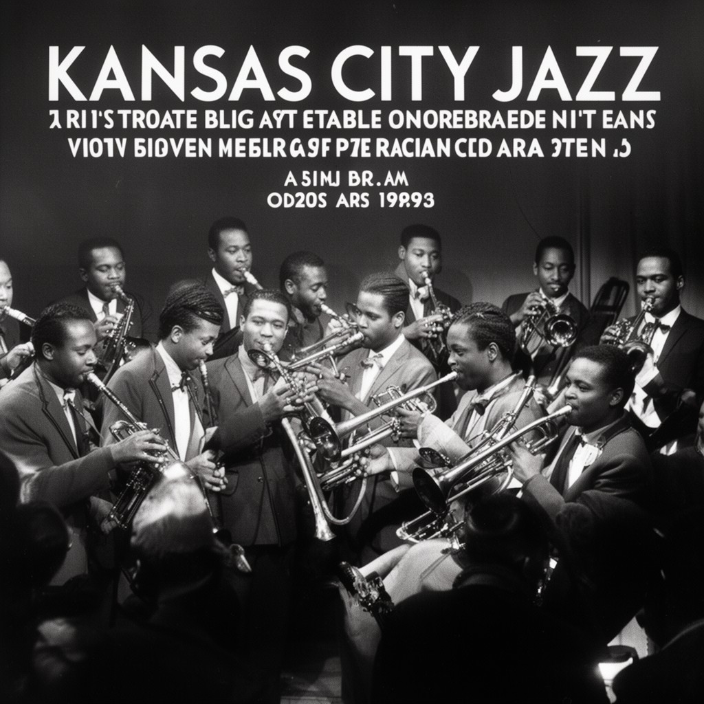 AI-generated illustration of Kansas City jazz