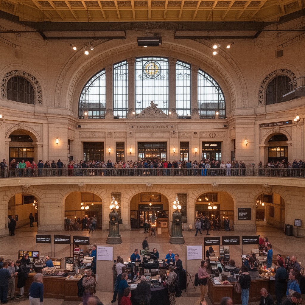 AI-generated illustration of Union Station Kansas City