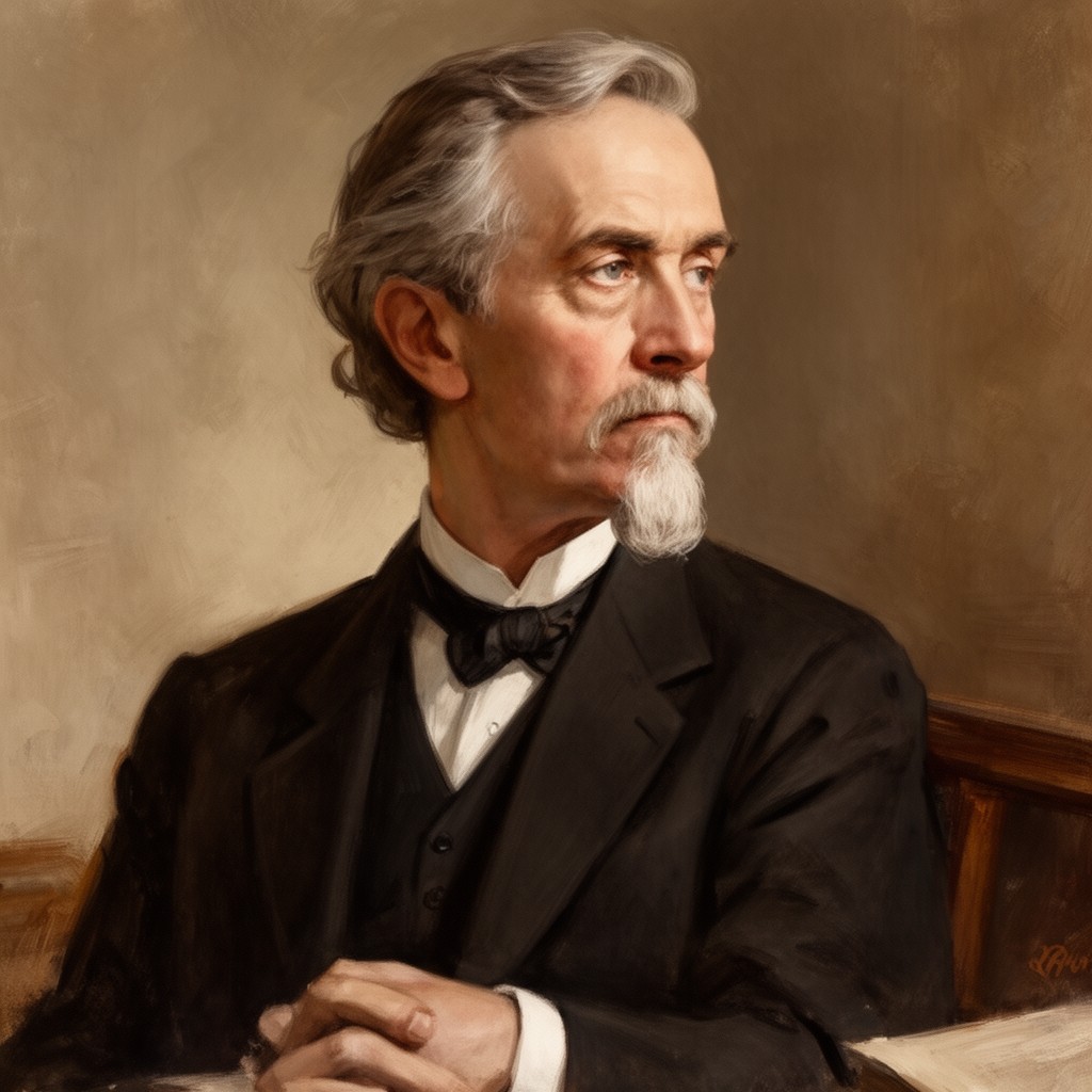 AI-generated illustration of Dwight L. Moody