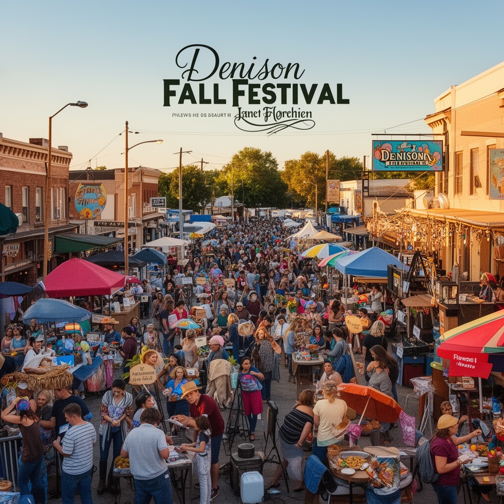 AI-generated illustration of Denison Fall Festival
