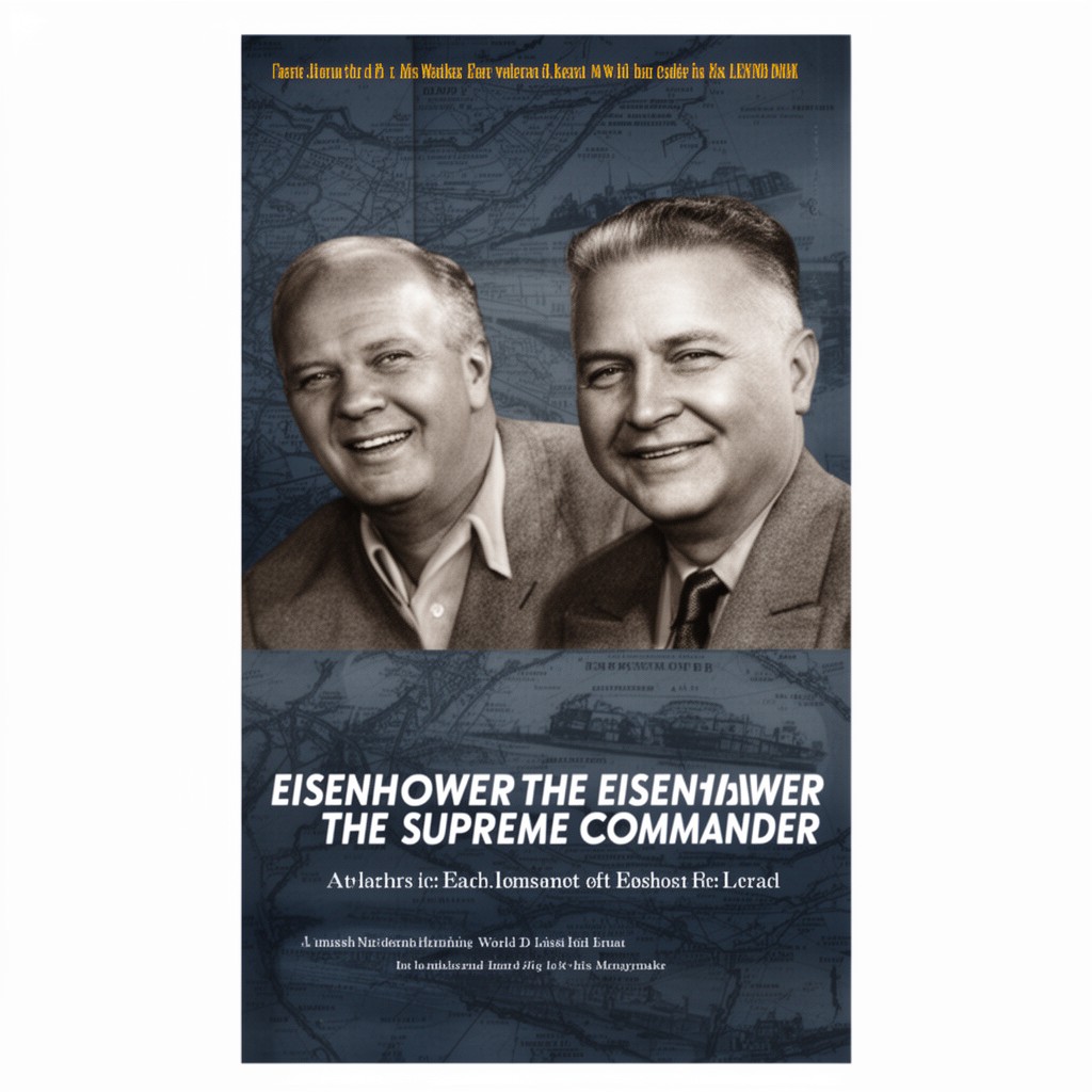 AI-generated illustration of Eisenhower: The Supreme Commander