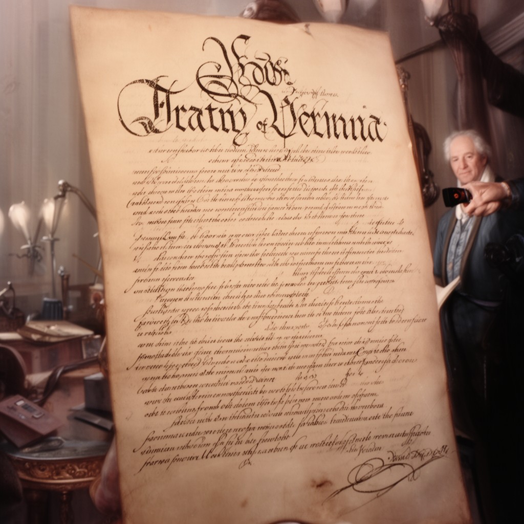 AI-generated illustration of Treaty of Vienna (1689)