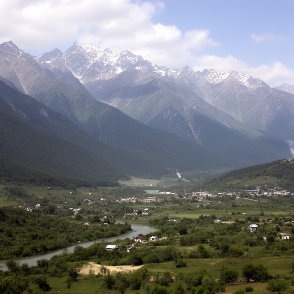 AI-generated illustration of Chechnya
