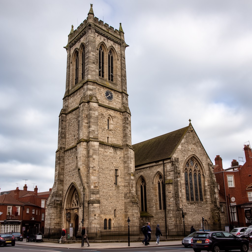 AI-generated illustration of St Botolph's Church