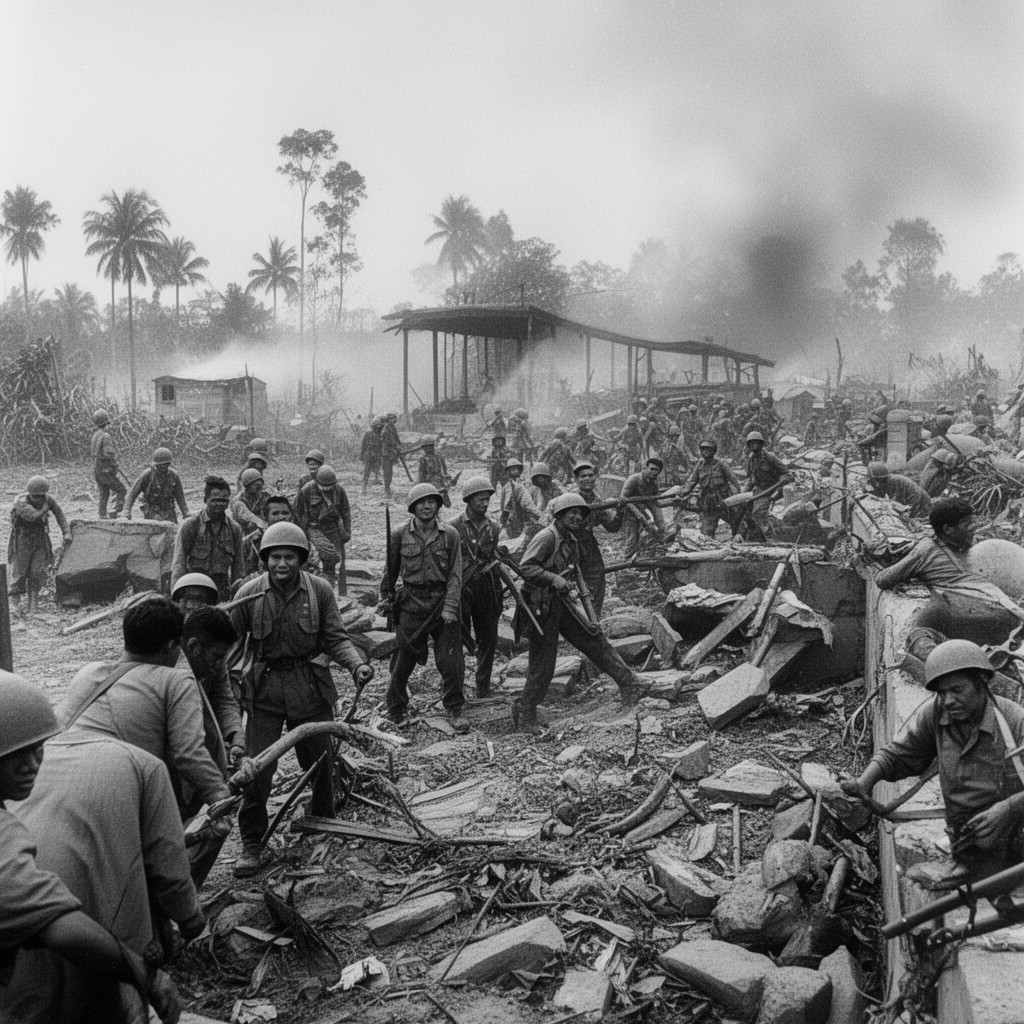 AI-generated illustration of Tet Offensive