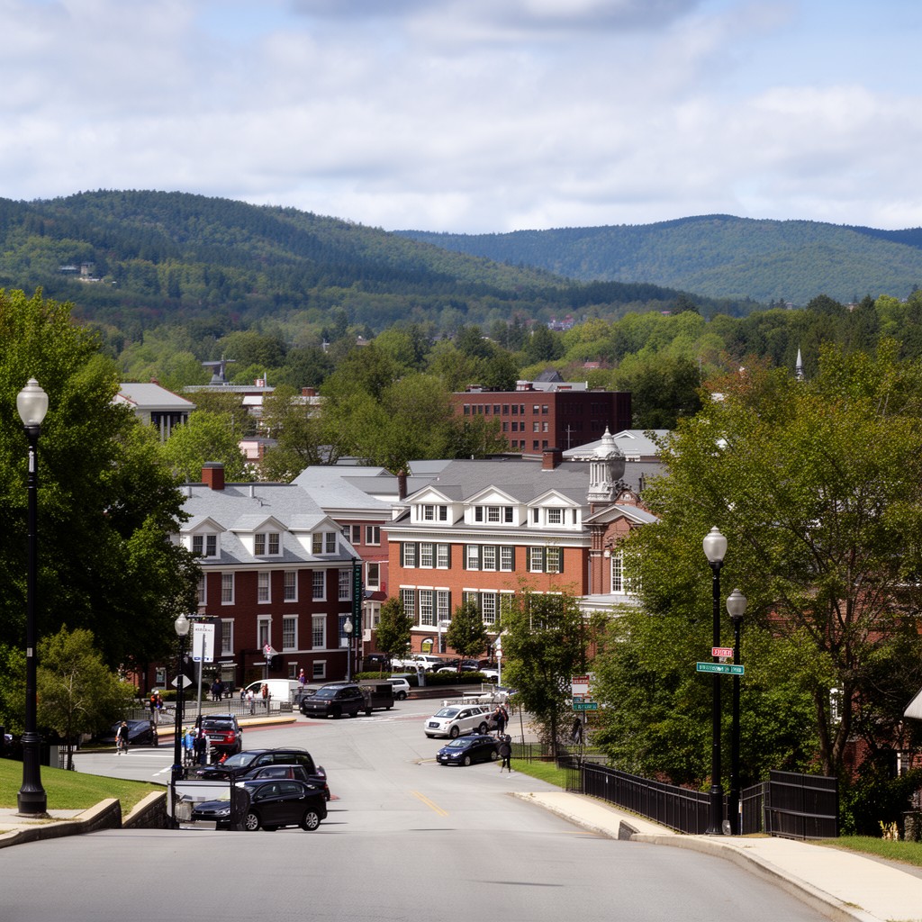 AI-generated illustration of Hanover, New Hampshire, United States