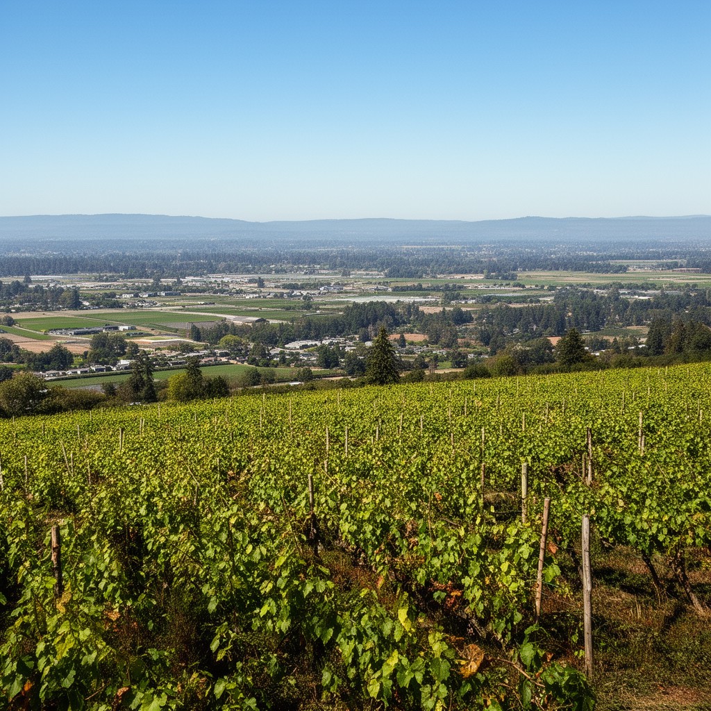 AI-generated illustration of Tualatin Valley