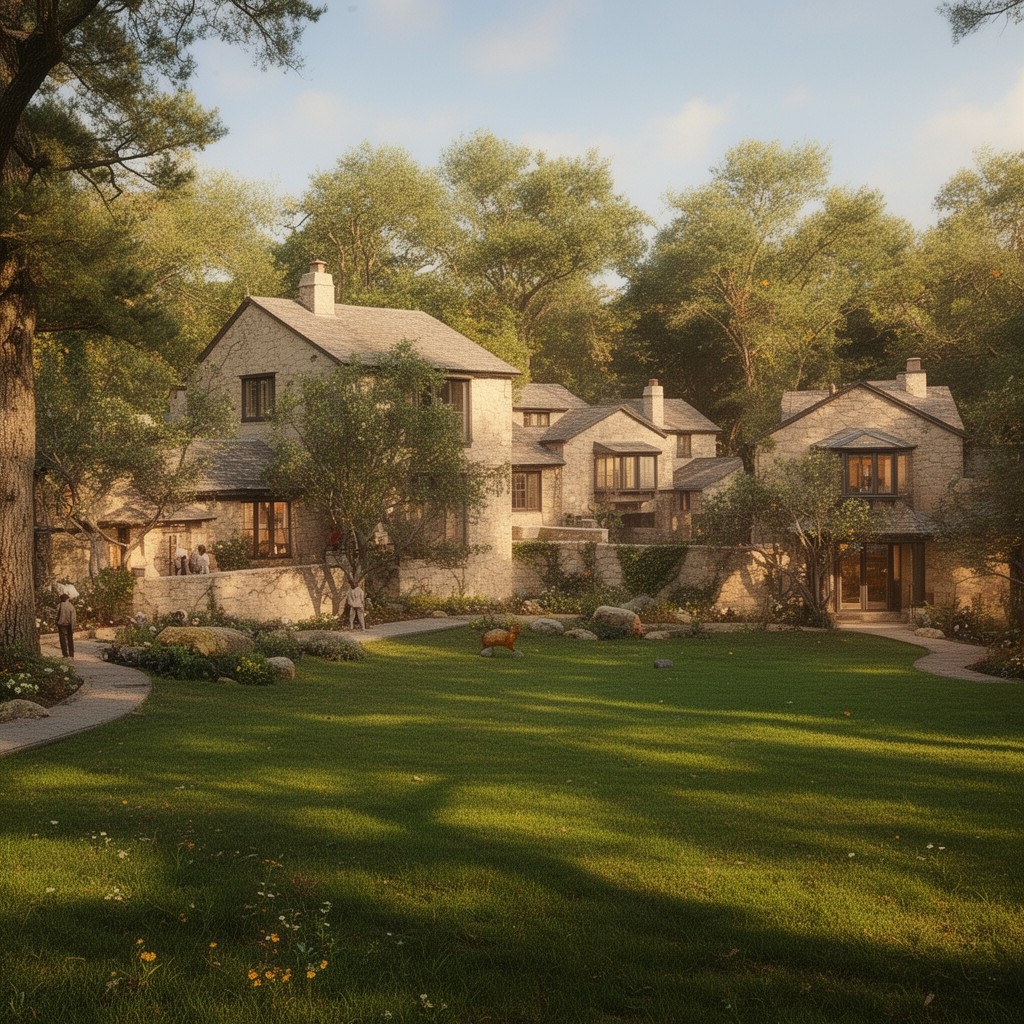 AI-generated illustration of Walden Two