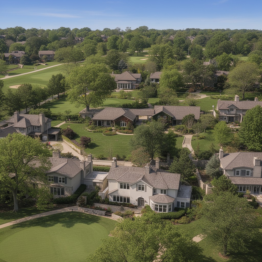 AI-generated illustration of Country Club District