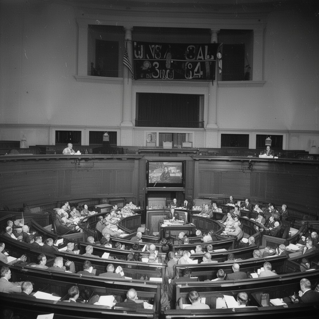AI-generated illustration of 84th United States Congress