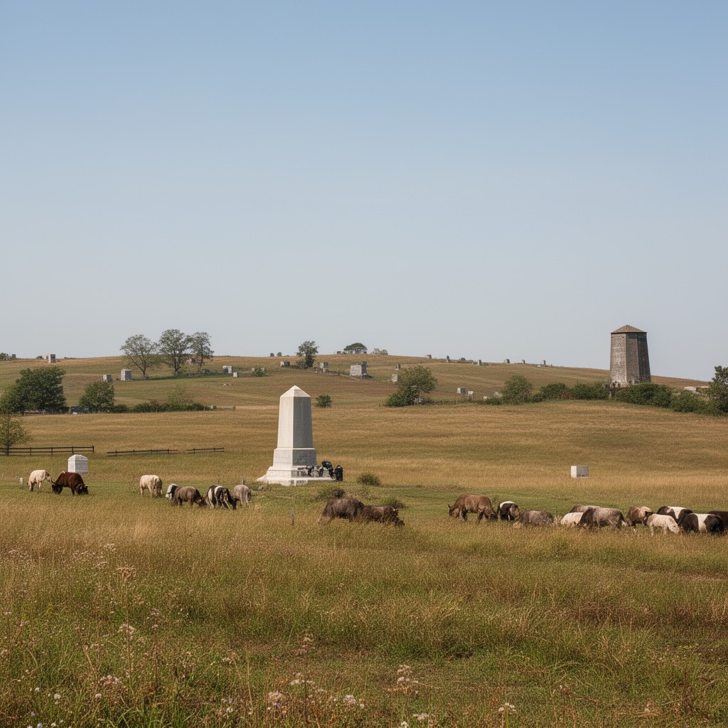 AI-generated illustration of Gettysburg National Military Park