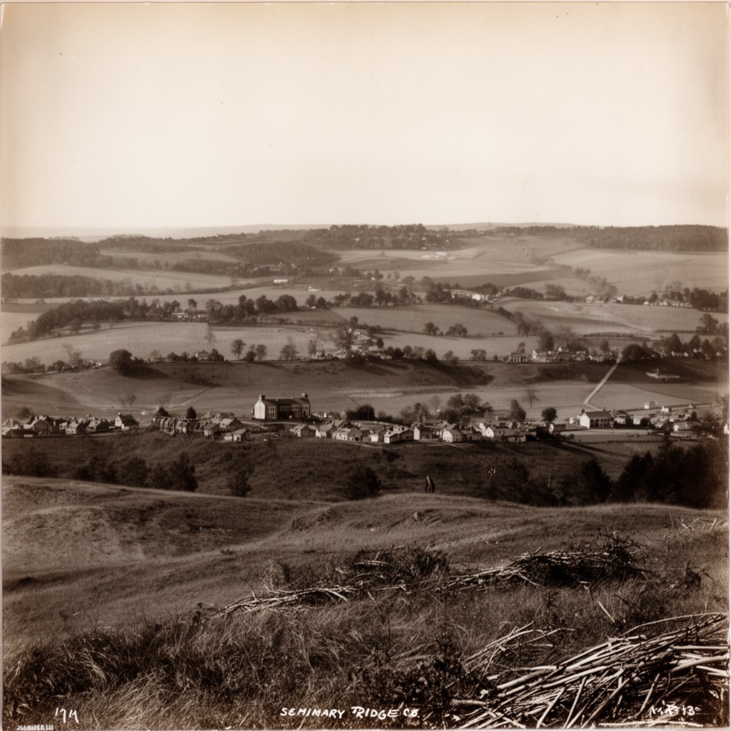 AI-generated illustration of Seminary Ridge