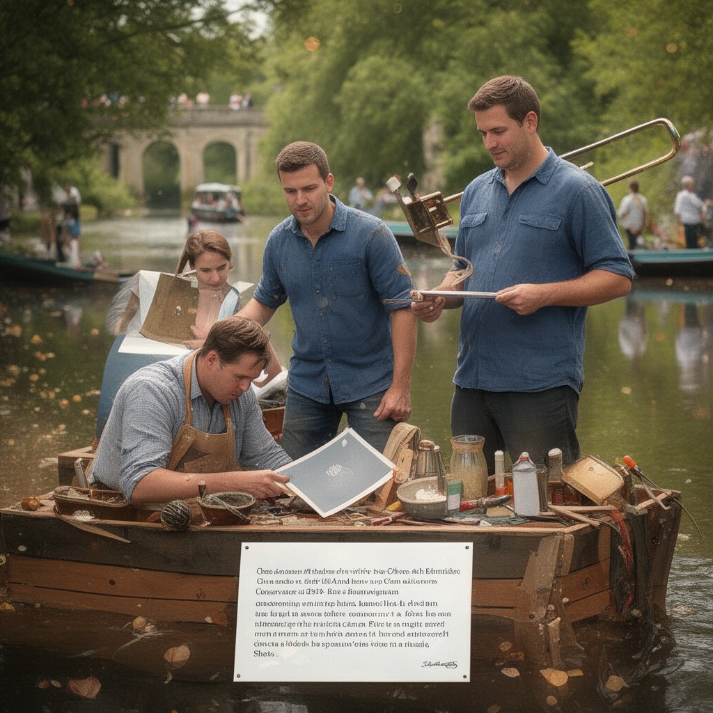 AI-generated illustration of Conservators of the River Cam