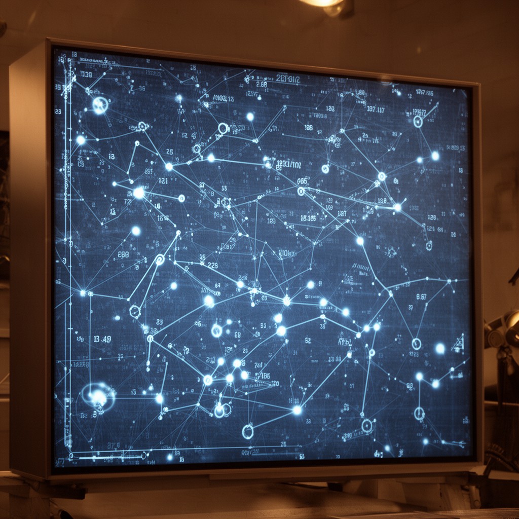 AI-generated illustration of International Atomic Time