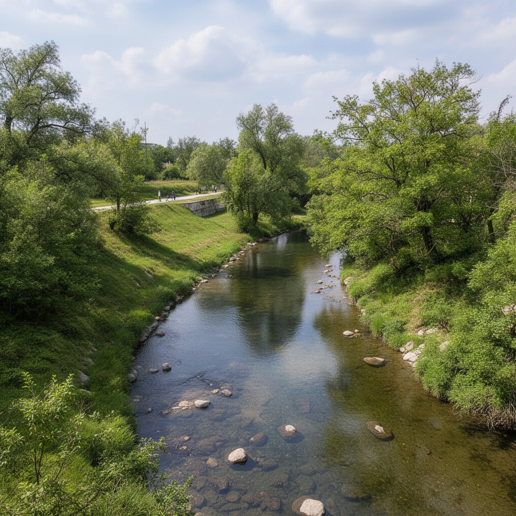 AI-generated illustration of Gaja stream