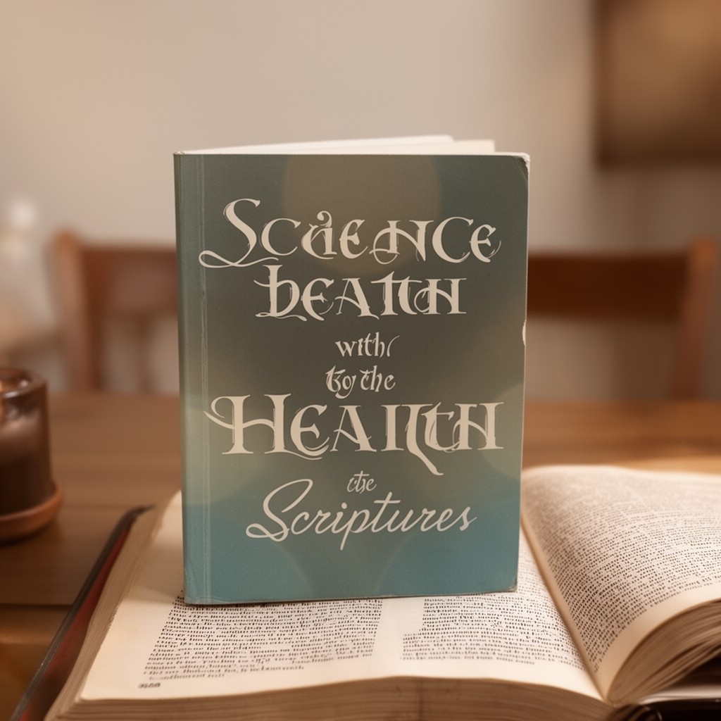 AI-generated illustration of Science and Health with Key to the Scriptures