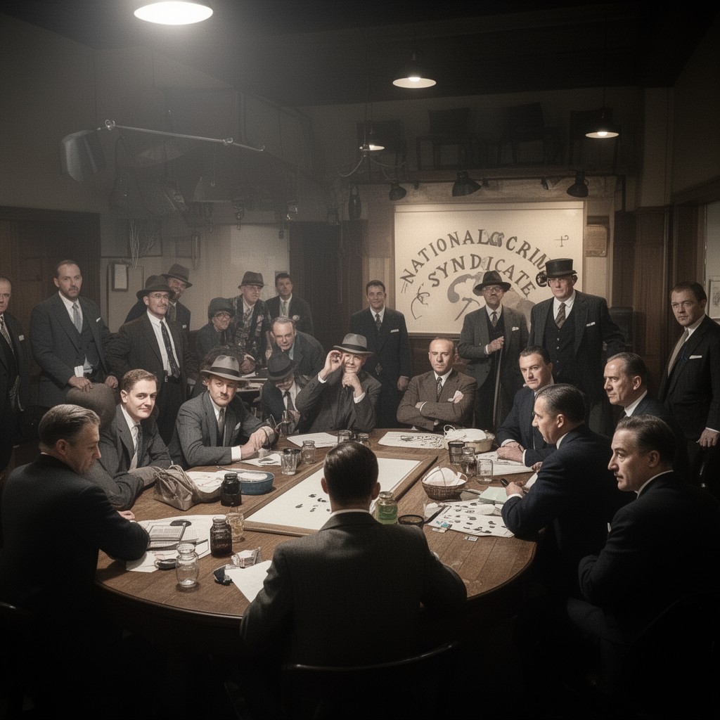 AI-generated illustration of National Crime Syndicate