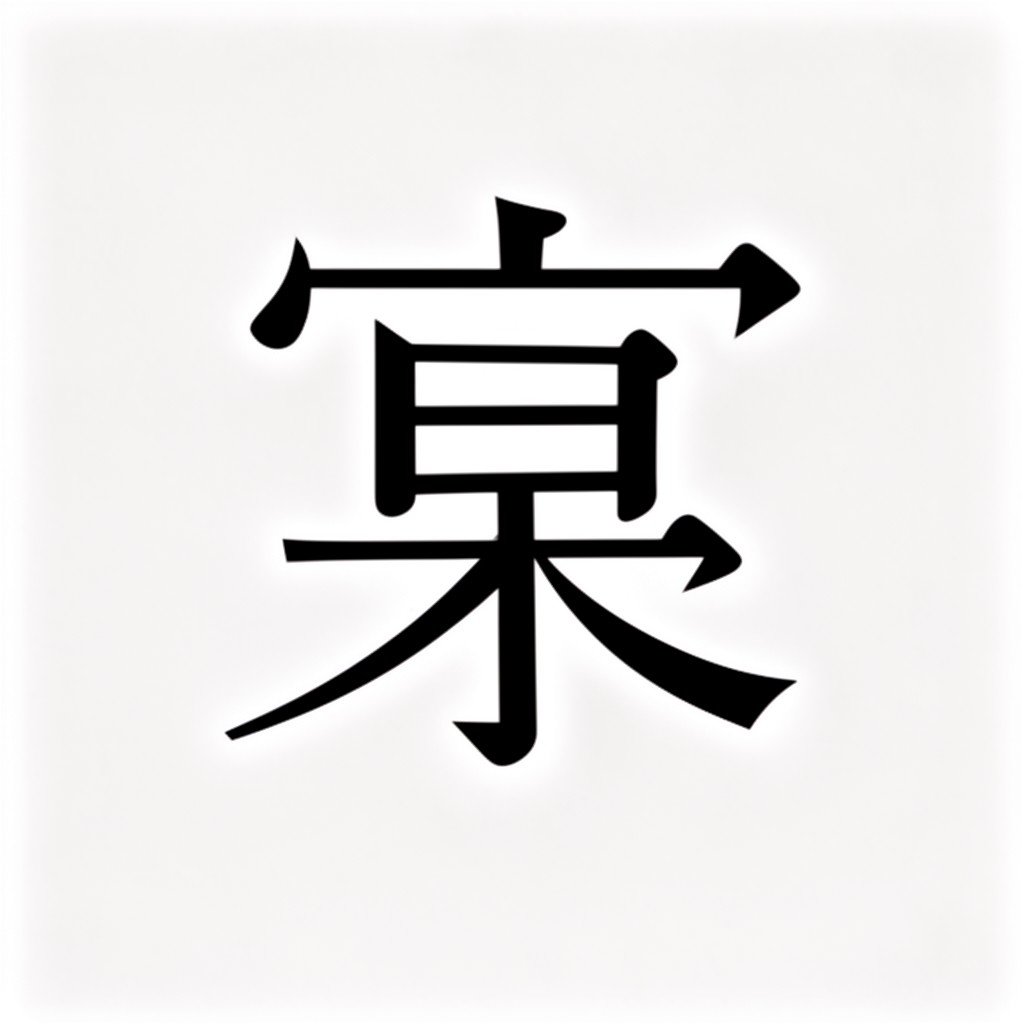 AI-generated illustration of Kanji