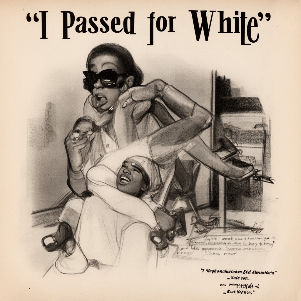 AI-generated illustration of I Passed for White
