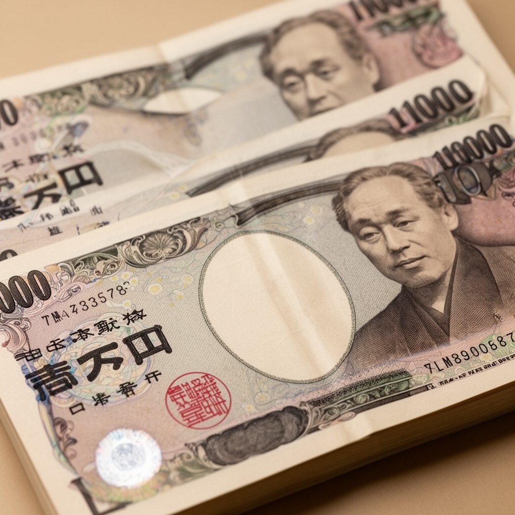 AI-generated illustration of Japanese yen
