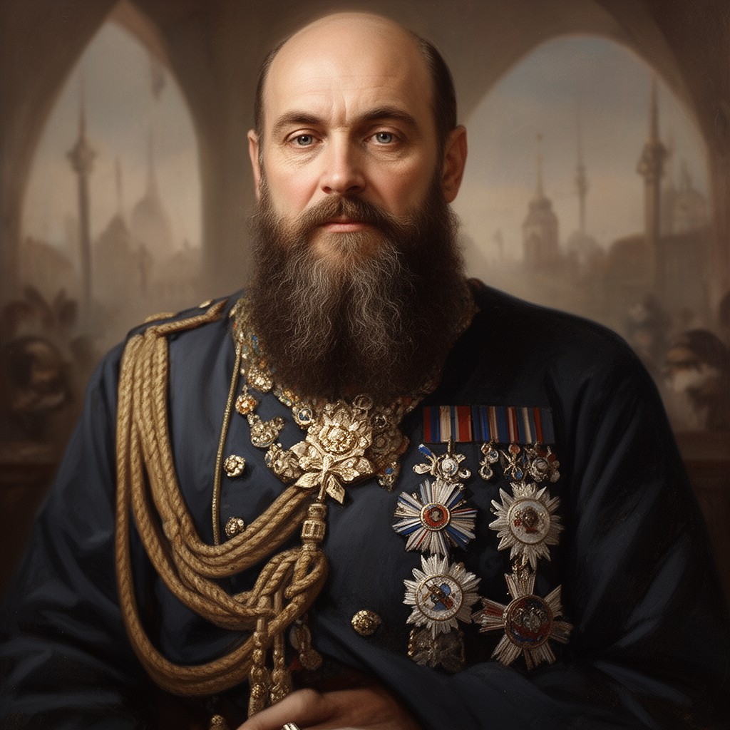 AI-generated illustration of Emperor of All the Russias