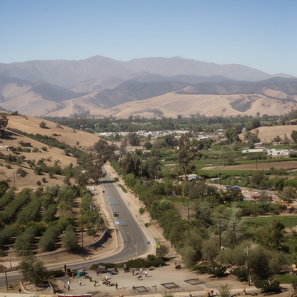 AI-generated illustration of Fresno County