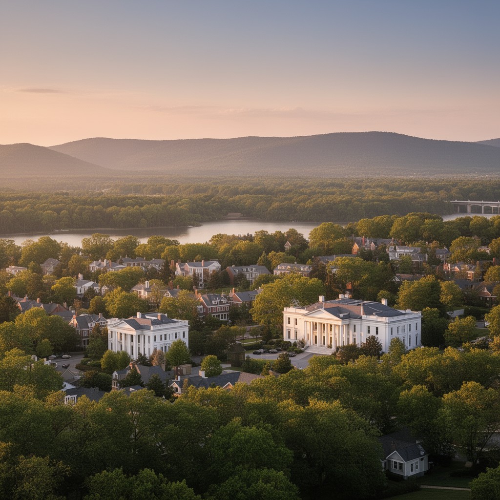 AI-generated illustration of Vienna, Virginia